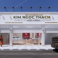 Thiết kế nội thất tiệm vàng Kim Ngọc Thạch Đồng Nai 40m²